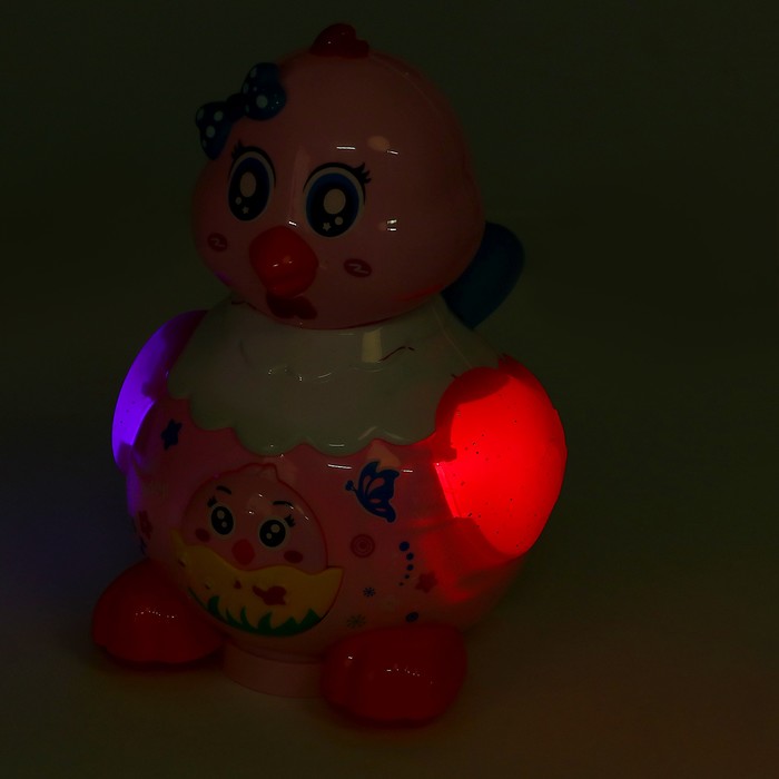 Развивающая игрушка «Курочка», световые и звуковые эффекты, несёт яица, МИКС - фото 1905590624