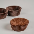 Форма для выпечки коричневая, 4 х 2,1 см - фото 318241517