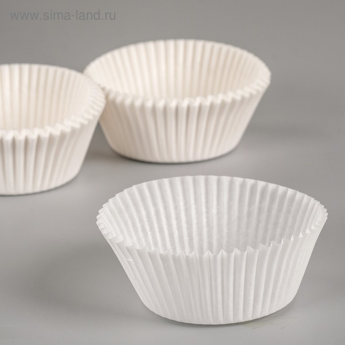 Форма для выпечки белая, 4.5×2.6 см - Фото 1