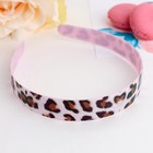 Ободок для волос "Леопард" 2 см, микс - Фото 1