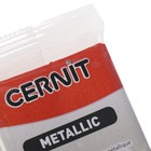 Полимерная глина запекаемая, Cernit Metallic с металлическим эффeктом, 56 г, медь, №057 - Фото 4