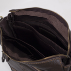 Планшет мужской, отдел на молнии, 3 наружных кармана, длинный ремень, цвет коричневый - Фото 5