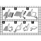 Пленка самоклеящаяся прозрачная бесцветная для книг и учебников, 0.50×3.0 м, 80 мкм, Sadipal - Фото 4