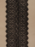 Кружево гипюровое, 65 мм, 6.8±0.5 м, цвет чёрный - Фото 2