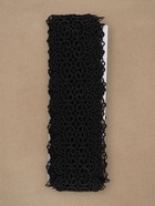 Кружево гипюровое, 65 мм, 6.8±0.5 м, цвет чёрный - Фото 3