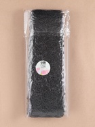 Кружево гипюровое, 65±5 мм, 6.8±0.5 м, чёрное - фото 60781229