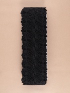 Кружево гипюровое, 65±5 мм, 6.8±0.5 м, чёрное - Фото 4