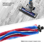 Пылесос Kitfort KT-541-1, вертикальный, беспроводной, 120 Вт, 0.5 л, сине-серый - фото 51543392