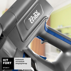 Пылесос Kitfort KT-541-1, вертикальный, беспроводной, 120 Вт, 0.5 л, сине-серый - фото 51543394