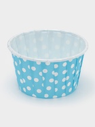 Форма для выпечки круглая Доляна «Горох голубой», d=6.5 см, голубая - Фото 1