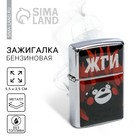 Зажигалка бензиновая «Жги», 5.5×3.5 см - Фото 1