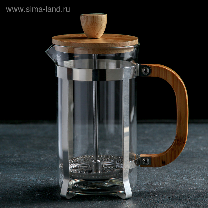 Чайник заварочный френч - пресс «Эко», 600 мл - Фото 1
