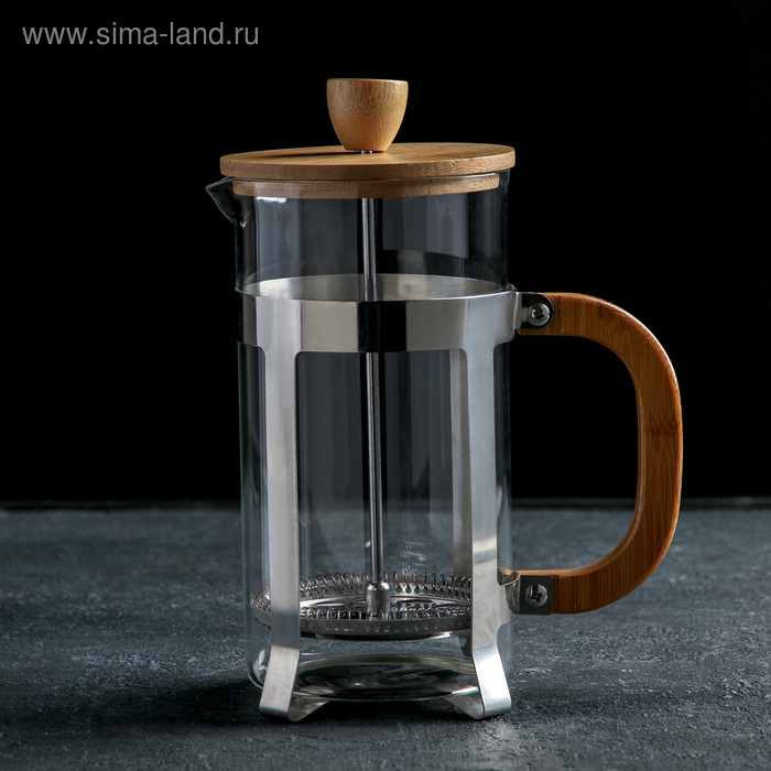 Чайник заварочный френч - пресс «Эко», 1 л - Фото 1