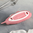 Блюдо керамическое «Птички на листочке», 21×8×5 см, цвет розовый - Фото 3