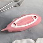 Блюдо керамическое «Птички на листочке», 21×8×5 см, цвет розовый - Фото 4