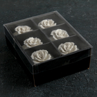 Кольцо для салфеток «Цветок», 6×4×4 см, цвет белый - Фото 4