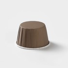 Форма для выпечки круглая Доляна «Шоколад с молоком», d=6.5 см, коричневая - Фото 3