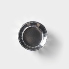Форма для выпечки круглая Доляна «Серебро», d=6,5 см, цвет серебристый - Фото 2