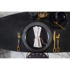 Тарелка подстановочная «Фишер», d=35 см, цвет обводки чёрный - Фото 4