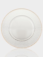 Тарелка подстановочная «Фишер», d=35 см, цвет обводки золотой - Фото 1