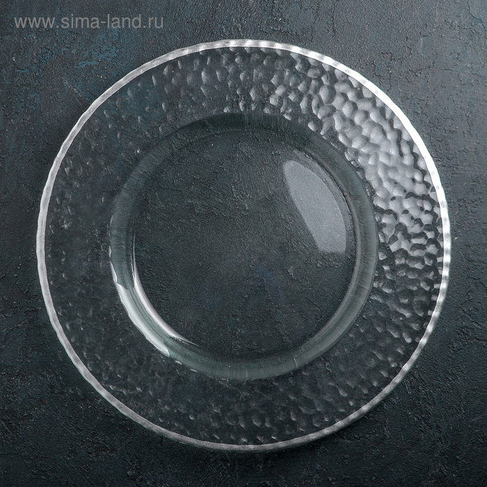 Тарелка подстановочная «Фишер», d=35 см, цвет обводки серебряный - Фото 1