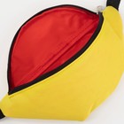 Поясная сумка на молнии, жёлтая - Фото 3