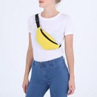 Поясная сумка на молнии, жёлтая - Фото 5