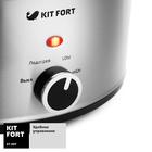 Медленноварка Kitfort KT-207, 200 Вт, 3.5 л, 3 режима, серебристая - Фото 6