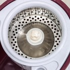 Швабра с отжимом и ведро на колёсиках с металлической центрифугой, 16,5 л, запасная насадка из микрофибры - Фото 5