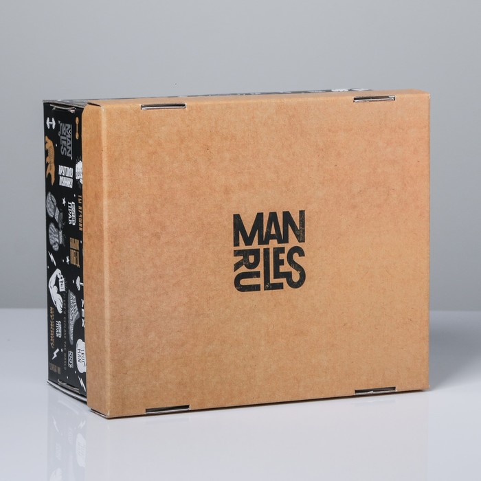 Коробка подарочная складная, упаковка, «Брутальность», 31,2 х 25,6 х 16,1 см - фото 1905590860