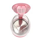 Чайник электрический Kitfort KT-653-2, стекло, 1 л, 1100 Вт, розовый - фото 9560418