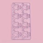 Форма конфет и шоколада «Влюблённые мишки», 28×14 см, 8 ячеек, пластик, прозрачная - Фото 2