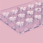 Форма для конфет шоколада KONFINETTA «Губки», 28×14 см, 21 ячейка 4.8×2.5×1.8 см, пластик, прозрачная - Фото 11