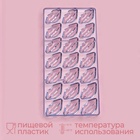 Форма для конфет шоколада KONFINETTA «Губки», 28×14 см, 21 ячейка 4.8×2.5×1.8 см, пластик, прозрачная - Фото 3