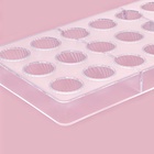 Форма для конфет шоколада KONFINETTA «Комильфо», 28×14 см, 21 ячейка, пластик, прозрачная 4459572