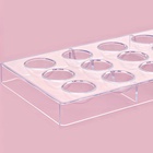 Форма для конфет и шоколада KONFINETTA «Полусфера», 28×14 см, 15 ячеек, пластик, прозрачная - Фото 4