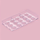 Форма для конфет и шоколада KONFINETTA «Полусфера», 28×14 см, 15 ячеек, пластик, прозрачная - Фото 5