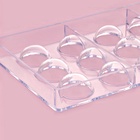 Форма для конфет и шоколада KONFINETTA «Полусфера», 28×14 см, 15 ячеек, пластик, прозрачная - Фото 6