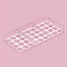 Форма для конфет и шоколада KONFINETTA «Полусфера», 28×14 см, 36 ячеек 2×1 см, пластик, прозрачная - Фото 5