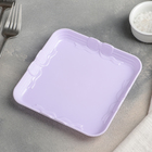 Тарелка квадратная «Бантик», 15,3 см, цвет МИКС - Фото 2