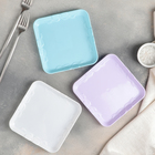 Тарелка квадратная «Бантик», 15,3 см, цвет МИКС - Фото 4