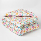 Одеяло стеганое «детское+» 110х140, синтепон, цвет МИКС - фото 299080203