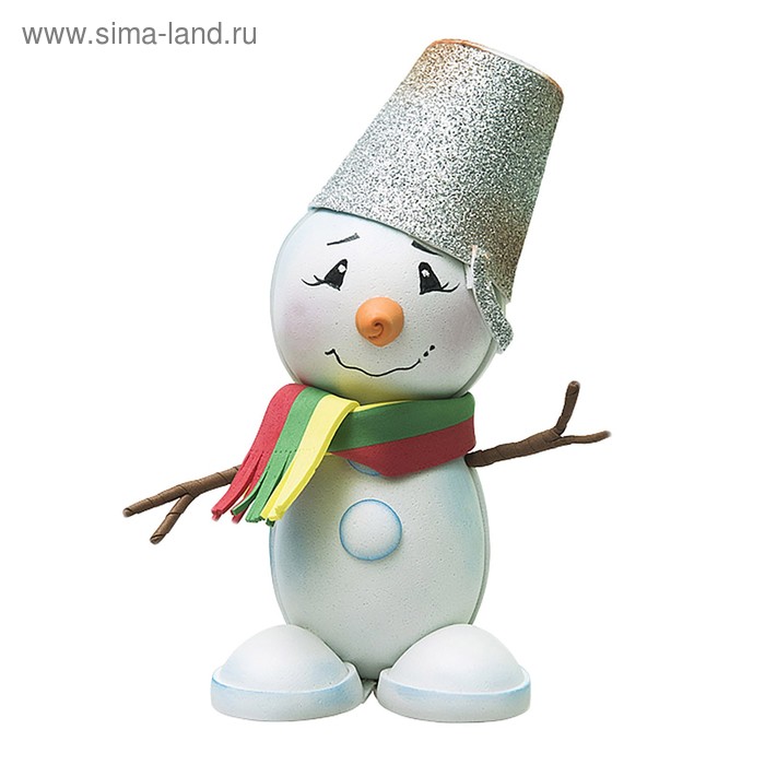 Создай куклу "Снеговик" - Фото 1