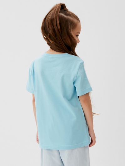Футболка для девочки KAFTAN «Принцессы», бирюзовая, размер 30 (98-104 см)