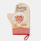 Варежка-прихватка "Bakery house" 20х28см,саржа, 100% х/л, ватин 250г/м2 - фото 804199924