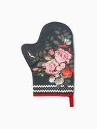 Варежка - прихватка Flowers, 20×28 см, саржа, 100% хлопок, ватин 250 г/м² - Фото 2