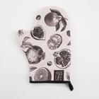 Варежка - прихватка «Этель» Healthy life, 20×28 см, саржа, 100% хлопок, ватин 250 г/м² - Фото 4