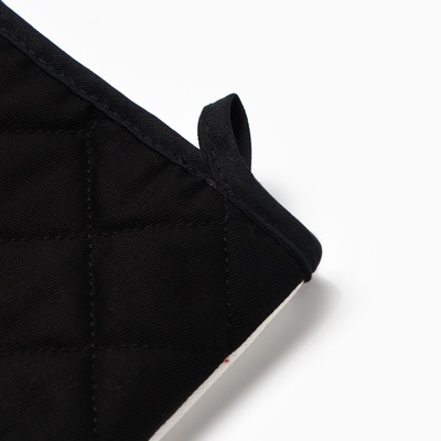 Варежка-прихватка «Новогодние олени» 20×28 см, саржа, 100% х/л, ватин 250 г/м²