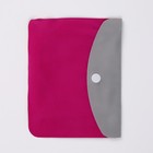 Подушка-воротник для шеи, с подголовником, надувная, в чехле, 43 × 28 см, цвет розовый - Фото 7