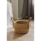 Корзина для хранения плетёная ручной работы Доляна «Тэй», плетёная, 25×14×23 см, цвет коричневый - Фото 4